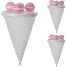 洗衣機除塵過濾器 粉紅色, 粉色, 3個