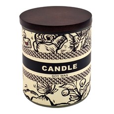 光影特調香氛蠟燭, 英國梨小蒼蘭, 370g, 1個