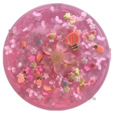 Emily Slime 櫻花透明史萊姆, 1個, 250g, 粉紅色