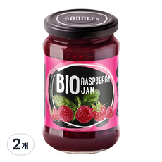 RUDOLFS 유기농 라즈베리잼, 400g, 2개
