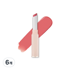 에뛰드 파우더 베일 립스톡 립스틱 2.2g, BE102 핑크 글라씨에, 6개