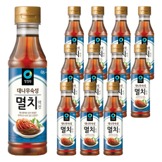 청정원 대나무숙성 멸치액젓, 500g, 12개