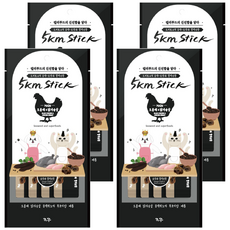 Chogong 朝貢 5KM 元氣營養肉泥 犬貓用, 含黑藜麥, 含褐藻糖膠, 單包分裝, 烏骨雞口味, 56g, 4袋