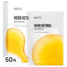 네시픽 허브 레티놀 릴리프 마스크팩 30g, 1개입, 50개