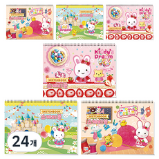 YOUNG ART Kiddy 繪圖本 隨機出貨, 8開, 22張, 24個