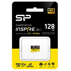 Silicon Power 廣穎電通 高速4k UHS-I U3 A1高速讀寫記憶卡 空拍機/Gopro專用, 1個, 128GB