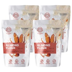 KITORA FOODS 無麩質杏仁粉, 500g, 4個