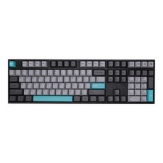 VARMILO MOONLIGHT PBT熱昇華英文非接觸式機械有線鍵盤MA108M, Moon Light, MA108M, 粉紅軸