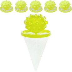 洗衣機漂浮型濾網 黃色, 6個