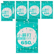 夏和小蘇打粉，消除頑強污垢 清潔除臭防護, 650g, 6包