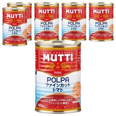 MUTTI 慕堤 切塊番茄醬, 6個, 400g