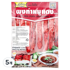 LOBO 레드 포크용 시즈닝믹스, 100g, 5개