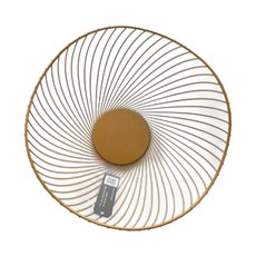 The Eppeum 鐵製多用途零食籃 旋風款, 金色, 1個