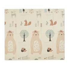 nac nac 多功能折疊遊戲墊 厚款 6個月以上, 小熊派對