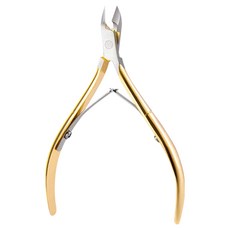 不銹鋼死皮剪 10 x 6.5cm, 金黃色, 1個