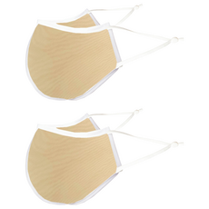 하하비샵 등산 방수 파스텔컬러 UV차단 마스크 성인용 M, 1개입, 2개, 베이지