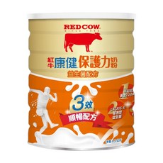 RED COW 紅牛 康健保護力奶粉 高鈣益生菌配方, 1.5kg, 1罐