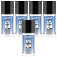 GATSBy 止汗體香滾珠 純淨自在, 50ml, 5個