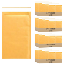 黃牛皮自黏防震氣泡公文袋, 25.4 x 15cm, 4組