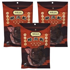 TASTY TREASURE 國寶香珍 豬肉乾，精選在地台灣豬, 100g, 3包