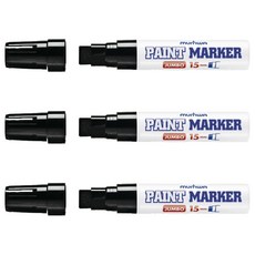 munhwA Jumbo 油漆麥克筆 黑色 15mm, 1色, 3個