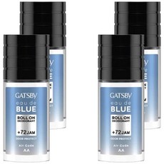 GATSBy 止汗體香滾珠 純淨自在, 50ml, 4個