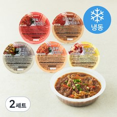 한품 덮밥소스 5종모듬 A세트 소불고기 230g + 오돌뼈 230g + 제육덮밥 230g + 치즈불닭 230g + 김치짜글이 230g (냉동), 1.15kg, 2세트