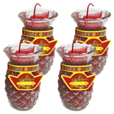 3號旺旺來小鳳梨蠟燭 6.5 x 11.5cm 2個, 2組