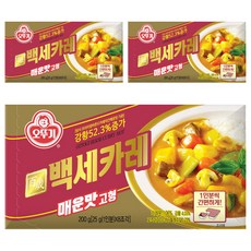 OTTOGI 不倒翁 百歲咖哩塊 辣味, 200g, 3盒