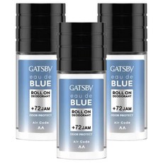 GATSBy 止汗體香滾珠 純淨自在, 50ml, 3個