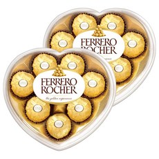 FERRERO ROCHER 費列羅 意大利金莎 愛心型巧克力, 100g, 2盒