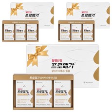 프로메가 알티지 오메가3 듀얼 선물세트 93.6g, 180정, 3개