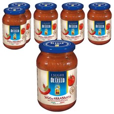 DE CECCO 得科 蕃茄香料辣味義大利麵醬, 400g, 6個