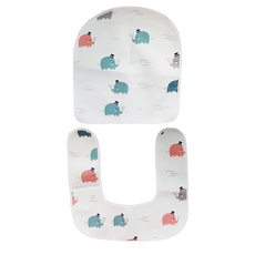 Kori Deer 可莉鹿 餵奶神器嬰兒防吐奶斜坡墊配套涼蓆隔尿墊 可愛小象 1入