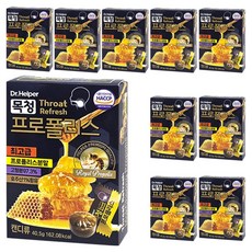Dr.Helper 蜂膠潤喉糖 9顆入, 10盒, 40.5g