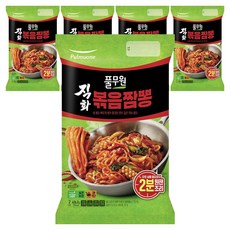풀무원 직화 볶음 짬뽕 2인분 406.8g, 5개