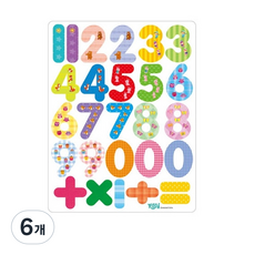 로제타 자석글자 숫자, 6개, 27피스