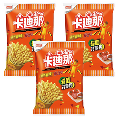 卡迪那 德州薯條茄汁口味 141g x 3包 超值分享包