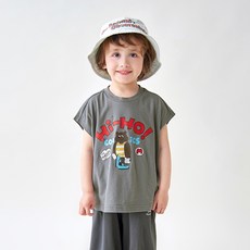 MARI N MORI 男童透氣Hi-Ho無袖T恤