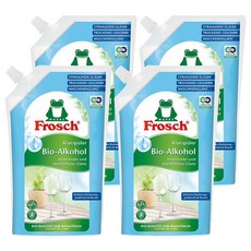 Frosch 德國小綠蛙 洗碗機專用環保光潔劑, 強化洗碗機烘乾效果，避免水漬水垢殘留，碗盤潔淨更亮白, 750ml, 4包