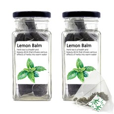 Olebien 檸檬香蜂草花草茶立體茶包, 1g, 15入, 2個