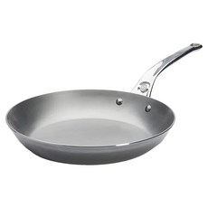 de Buyer 畢耶 原礦蜂蠟系列 職人防滑握柄平底鐵鍋, 20cm, 1個