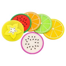 400013 水果杯墊組(6入), 1入