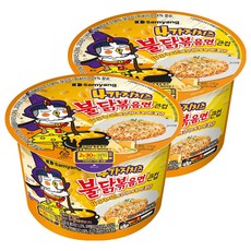 불닭볶음면 4가지 치즈 큰컵 110g, 2개
