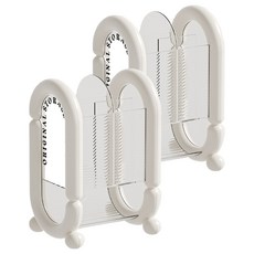 에버하우스 다용도 브러쉬 수납 정리 케이스, 2개, 화이트