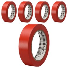 3M 764 地板標示膠帶, 紅色, 5個