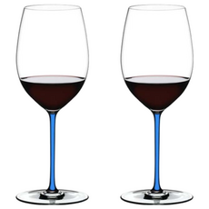 RIEDEL Fatto a Mano 卡本內梅洛紅酒杯 天空藍 4900/0SKY, 625ml, 2個