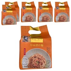 悅善廚 厚麻醬拌麵 Set, 附香辣油包, 純素 Vegan, 3入, 18包