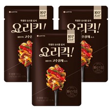 LOTTE 樂天 Kick辣椒雜菜醬包, 3個, 100g