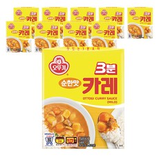 OTTOGI 不倒翁 3分鐘即食咖哩 原味, 200g, 10個